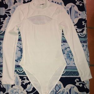Forever 21 White Bodysuit NWOT